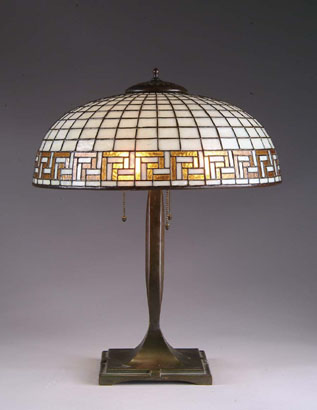 Bigelow, Kennard & Co, Greek Key Table Lamp