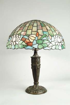 Chicago Mosaic Floral Table Lamp