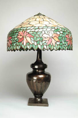 Unique Art Glass and Metal Co, Leaded Lamp