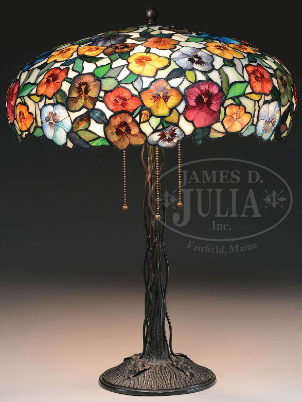John Morgan & Sons, Pansy Leaded Lamp