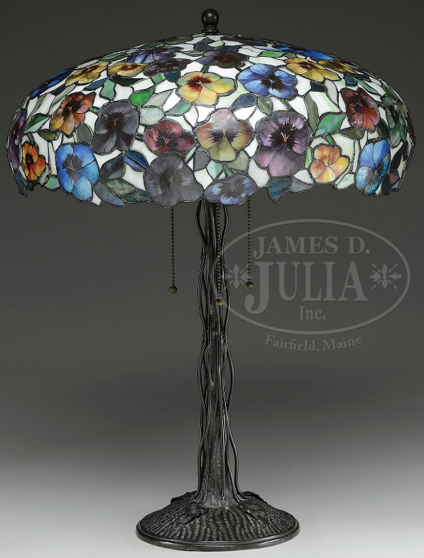 John Morgan & Sons, Pansy Leaded Lamp
