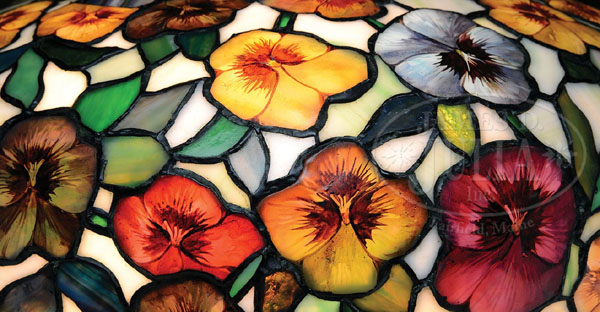 John Morgan & Sons, Pansy Leaded Lamp