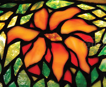 Unique Art Glass and Metal Co, Floral Border