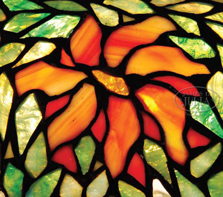 Unique Art Glass and Metal Co, Floral Border