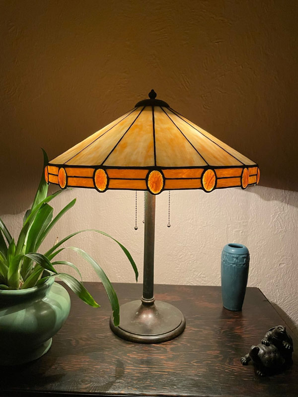 Duffner Jewelled Panel Lamp