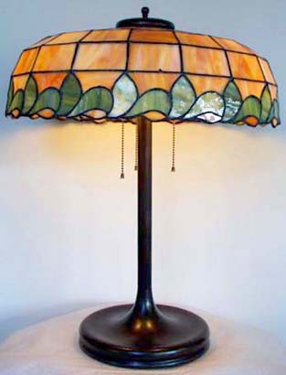 Lamb Brothers and Greene Leaded Lamp