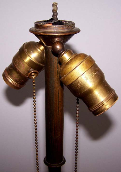 Amboy Works Shell Pattern Leaded Lamp