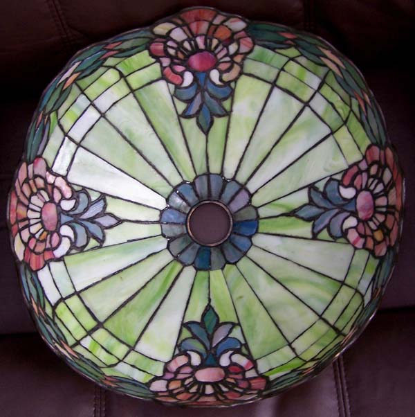 Amboy Works Shell Pattern Leaded Lamp