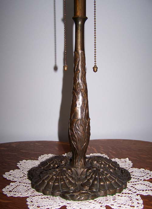 Amboy Works Shell Pattern Leaded Lamp