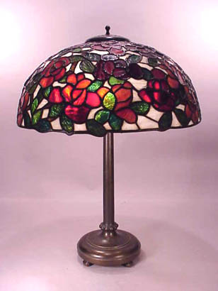Bigelow, Kennard & Co, Floral Table Lamp