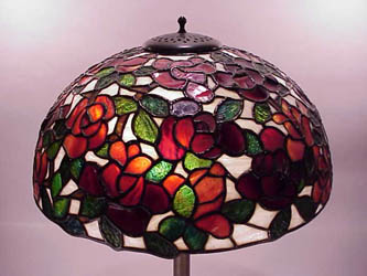 Bigelow, Kennard & Co, Floral Table Lamp
