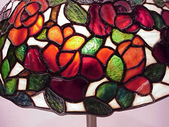 Bigelow, Kennard & Co, Floral Table Lamp
