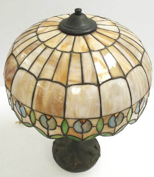 American Bent Glass Lamp