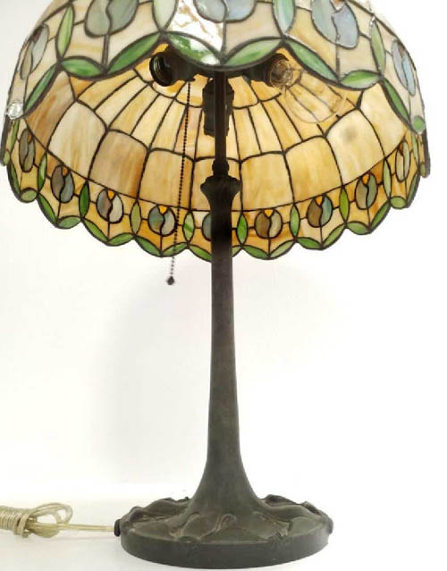 American Bent Glass Lamp