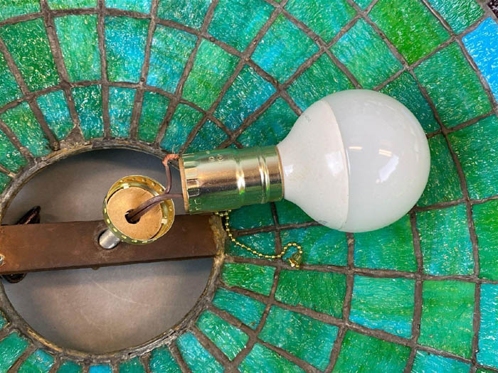 David Neuhauser Leaded Chandelier