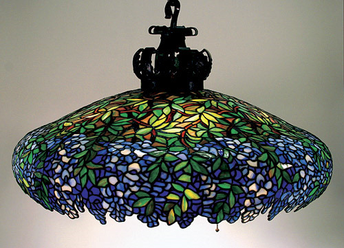Unique Art Glass and Metal Co, Wisteria Chandelier
