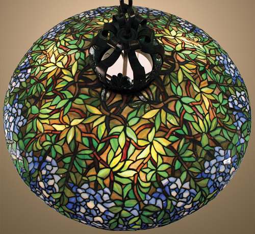 Unique Art Glass and Metal Co, Wisteria Chandelier