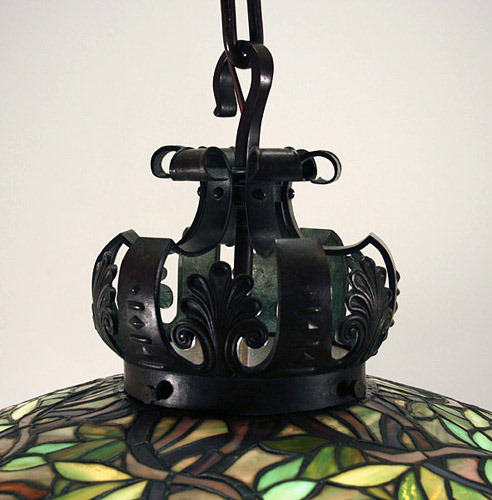 Unique Art Glass and Metal Co, Wisteria Chandelier