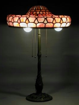 John Morgan & Sons Leaded Table Lamp