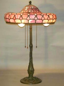 John Morgan & Sons Leaded Table Lamp
