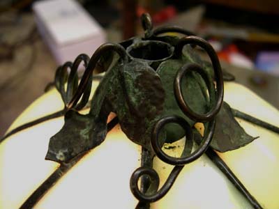 John Morgan & Sons Boudoir / Sconce shade (Attr).