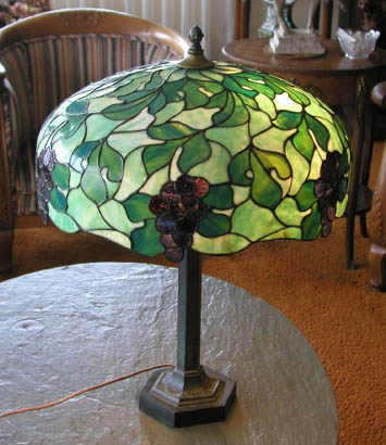 John Morgan & Sons, Grape Leaded Lamp