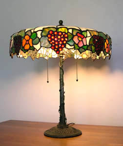 John Morgan & Sons Grape Border Table Lamp
