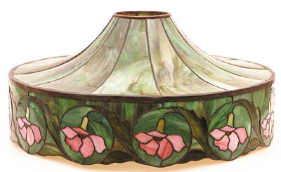 Morning Glory Leaded Glass Shade
