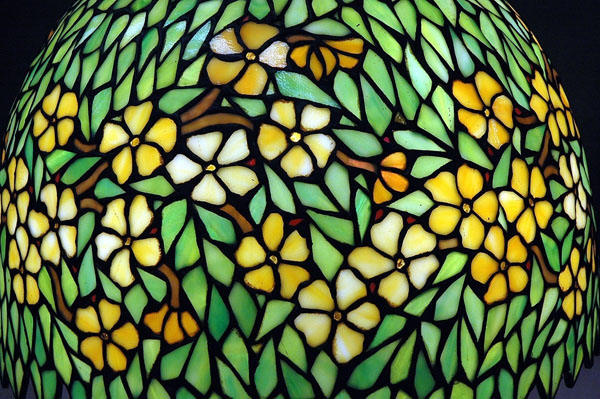 Unique Art Glass and Metal Co, Leaded Lamp
