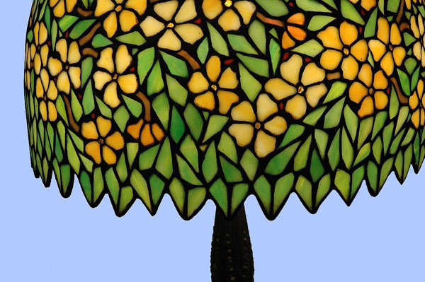 Unique Art Glass and Metal Co, Leaded Lamp