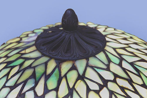 Unique Art Glass and Metal Co, Leaded Lamp