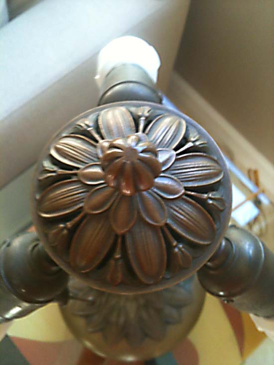 Suess Ornamental Glass Company (Attr.) Leaded Lamp