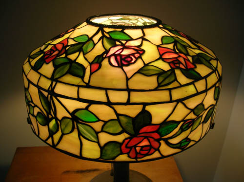 John Morgan & Sons, (Attr.) Floral Table Lamp