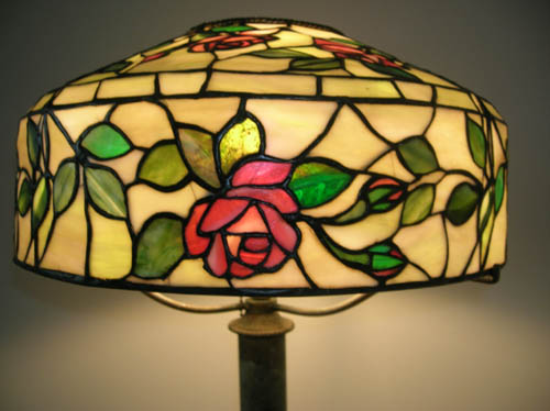 John Morgan & Sons, (Attr.) Floral Table Lamp