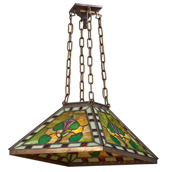 Arts & Crafts Style Chandelier