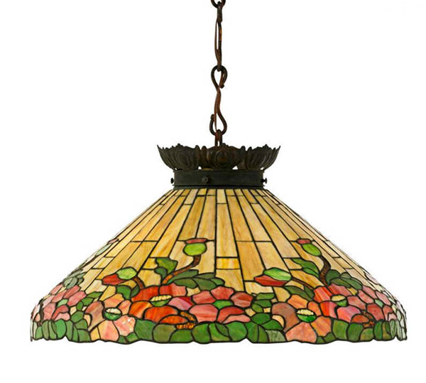 Wilkinson Poppy Leaded Glass Chandelier