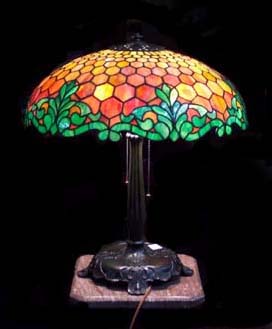 Reed and Barton Leaded Table Lamp