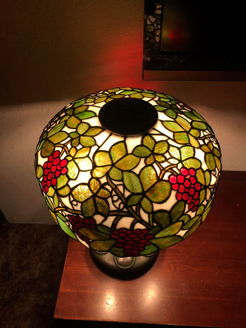 Riviere Studios Grape Glass Table Lamp