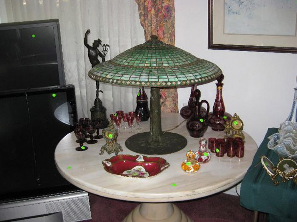Suess Parasol Geometric Leaded Lamp