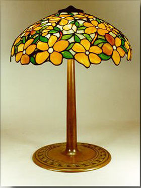 Suess Ornamental, Yellow Peony Table Lamp