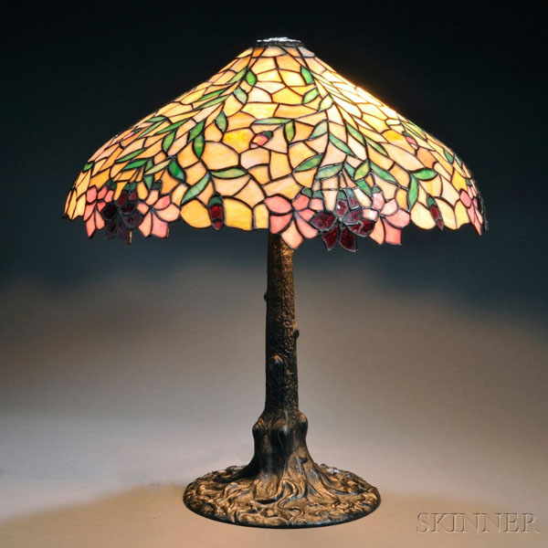 Chicago Mosaic Floral Table Lamp