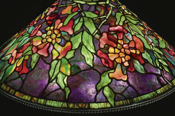 Tiffany Studios Trumpet Creeper Chandelier