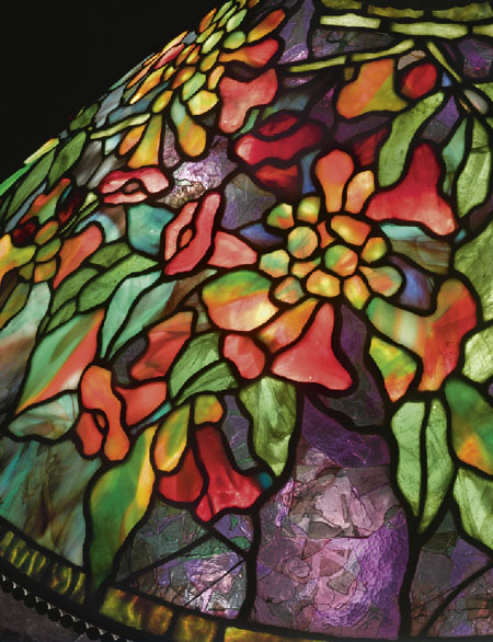Tiffany Studios Trumpet Creeper Chandelier