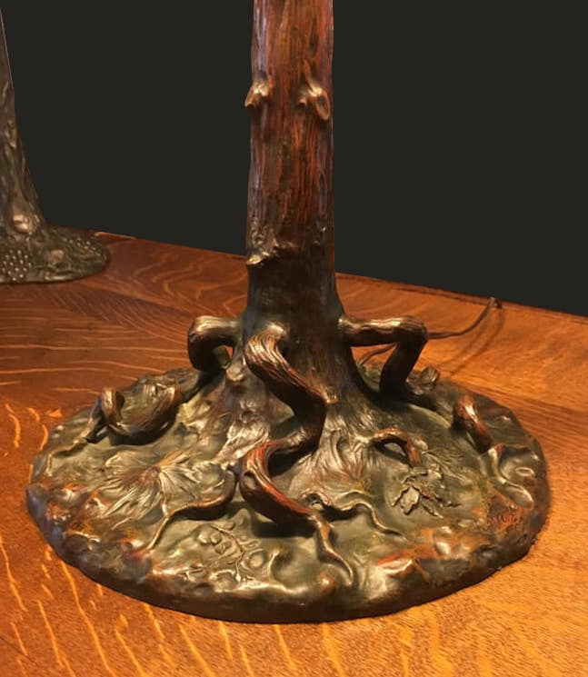 Gorham Apple Blossom Leaded Lamp