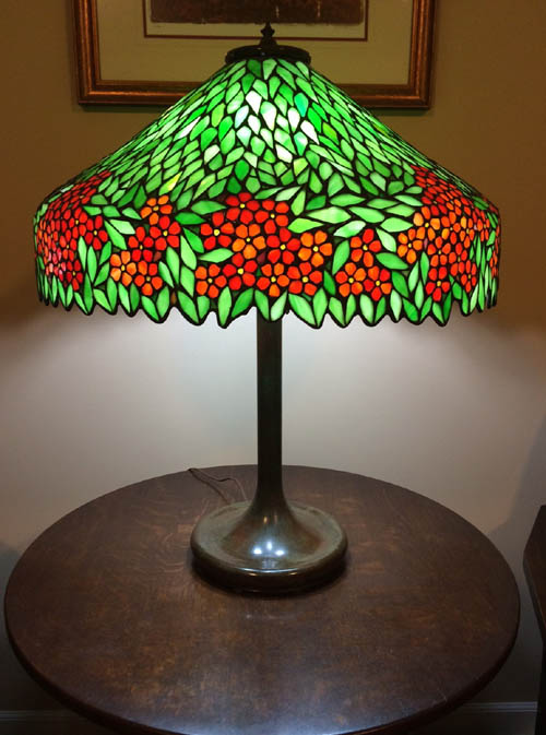 Unique Orange Periwinkle Table lamp