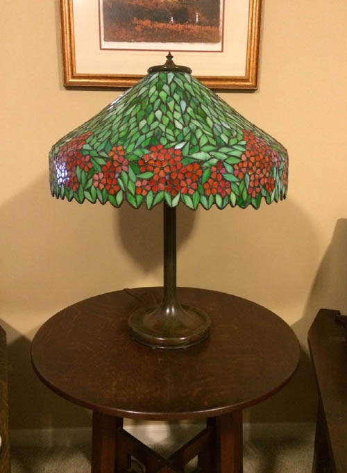 Unique Orange Periwinkle Table lamp