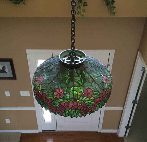 Unique Periwinkle Chandelier