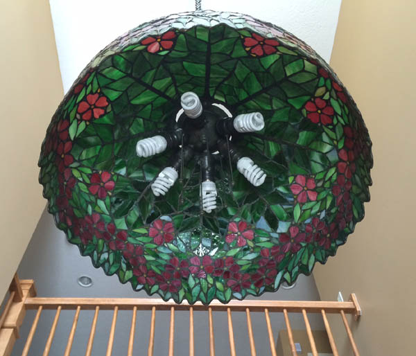Unique Periwinkle Chandelier
