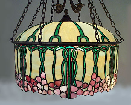 Suess Leaded glass chandelier