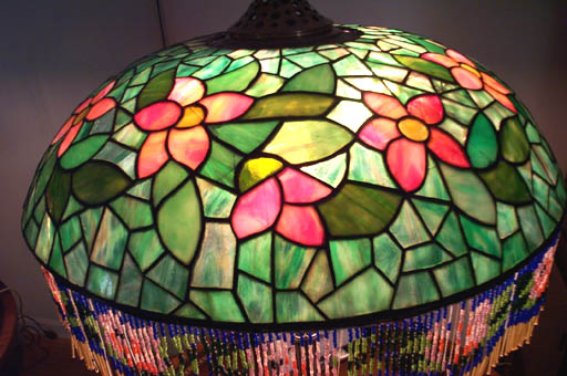 Suess Ornamental Glass Co. (Attrib.) Table Lamp